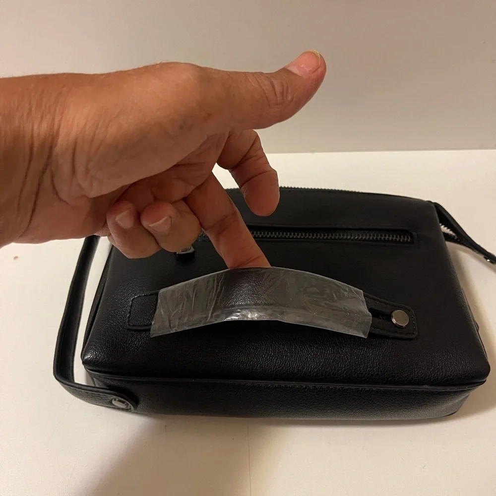 Ouluoba new Men Wrist Clutch Bag with lock